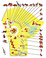 Map of Kyiv Zoo